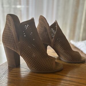 Lucky Brand, Peep-Toe Booties